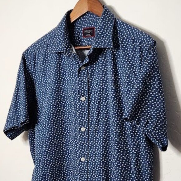 UNTUCKit Men's Short Sleeve Button-Down Shirt Size Large - Picture 2 of 5